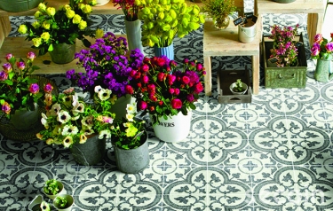 Encaustic terrazzo 200x200